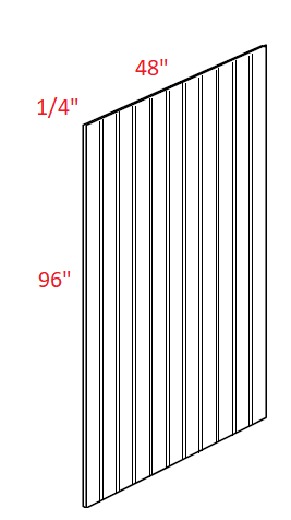 KET-BBPQTR Essex Truffle RTA Beaded Panel